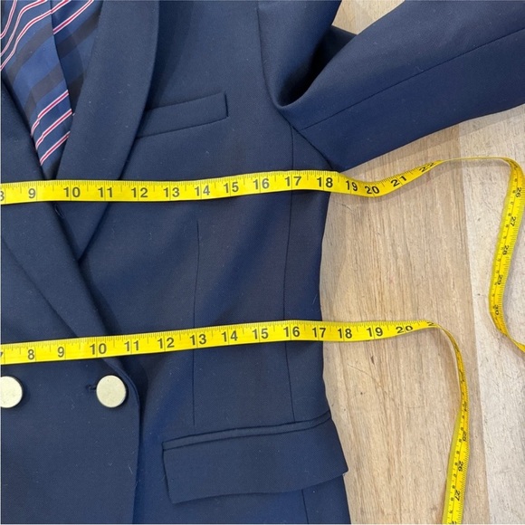 J. Crew 100% wool blazer in navy NWOT - Picture 11 of 14